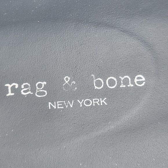 Rag & Bone Beha Chelsea Shooties Size 39 EU, Size 9 US Black Leather 3" Stiletto - Picture 12 of 13